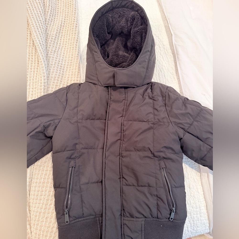 Abercrombie Kids Black Puffer Jacket